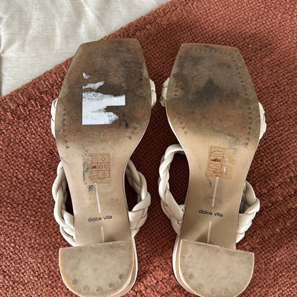 Dolce Vita Pailey Heels, Ivory Stella - Size 8.5 - Picture 6 of 7